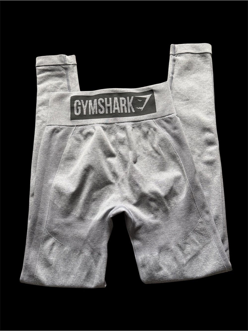 Gymshark women Light Gray Seamless High-Waist 22” inseam 26